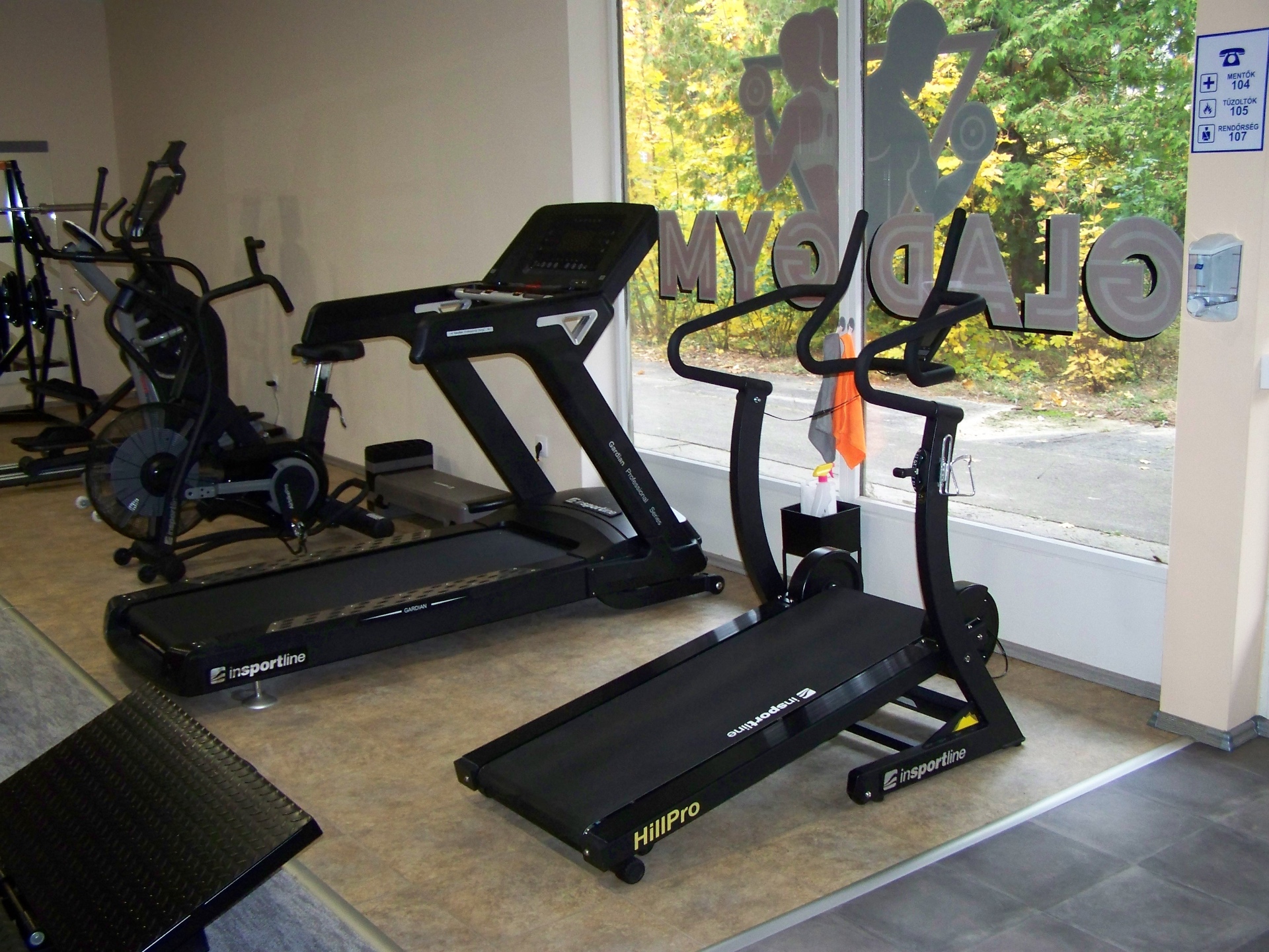 Glad Gym belső tér